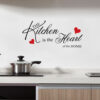 The Kitchen Is Heart Home Wall Stickers