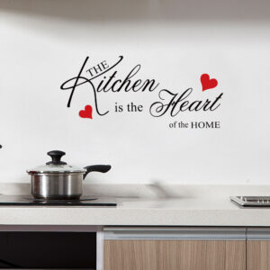 The Kitchen Is Heart Home Wall Stickers