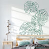 Monstera Tropical Jungle Leaves Wall Decal
