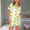 All Masters Style Golf Print Pajama Set