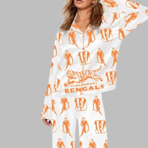 Bengals Football Art Print Pajama Set