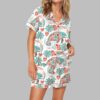 Boho Floral Manatee Pajama Set