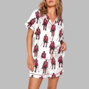 Canada Hockey Champion Print Pajama Set