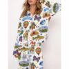 Colorado State Travel Pajama Set For Women