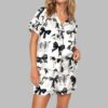 Coquette Cow Pajama Set For Women