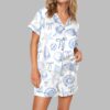 Coquette Seashell Pajama Set For Women