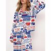 Country Music Satin Pajama Set For Women