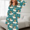 Dachshund Ballet Art Pajama Set For Women