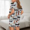 Funny Dachshund Art Print Pajama Set