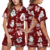 Halloween Season Satin Pajamas Set For Women