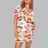 In-N-Out Burger Print Pajama Set