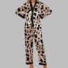 Irregular Graphic Pajama Set
