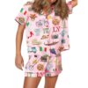 Italy Roma Travel Pajama Set