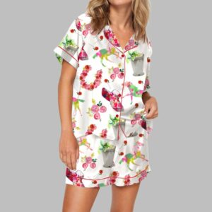 Kentucky Derby Rose Pajama Set