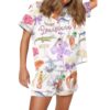 Louisiana Preppy Girl Satin Pajama Set For Women