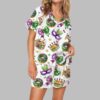 Mardi Gras Coquette Pajama Set For Women