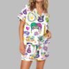 Mardi Gras Pajama Set For Women