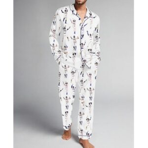Men's Dodgers Baseball Pajama Set