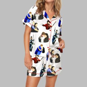 Moulin Musical Satin Pajama Set