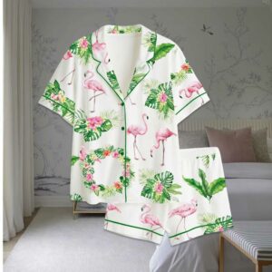 Pink Flamingo Pajama Set