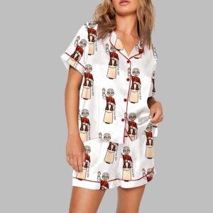 Pope Leo XIV First American Pope Print Pajama Set