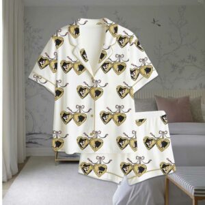 Pride and Prejudice Locket Satin Pajama Set