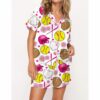 Softball Satin Pajama Set For Women