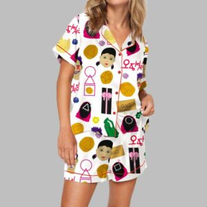 Squid Play Pajama Set For Women