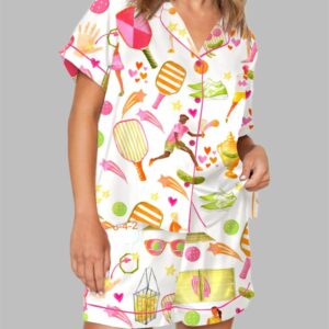 Summer Pickleball Pajama Set