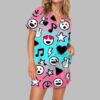 TK Glitch Style Pajama Set For Women