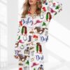 The Kentucky Derby Satin Pajama Set For Women
