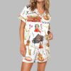 Vienna Music Tour Satin Pajama Set For Women