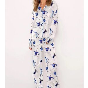 Women's Dodgers Baseball Champion Pajama Set
