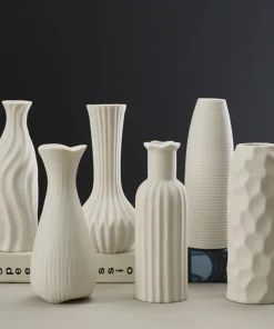 High-End Sensory Embryo Ceramic Flower Vase